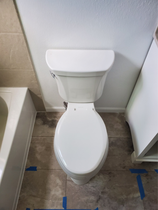 A new toilet