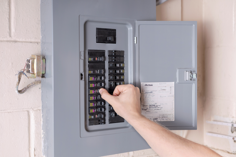 an electrical panel